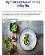 NYC's Best Caterers For Your Holiday Fete
